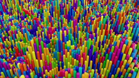 4k abstract cylinders.