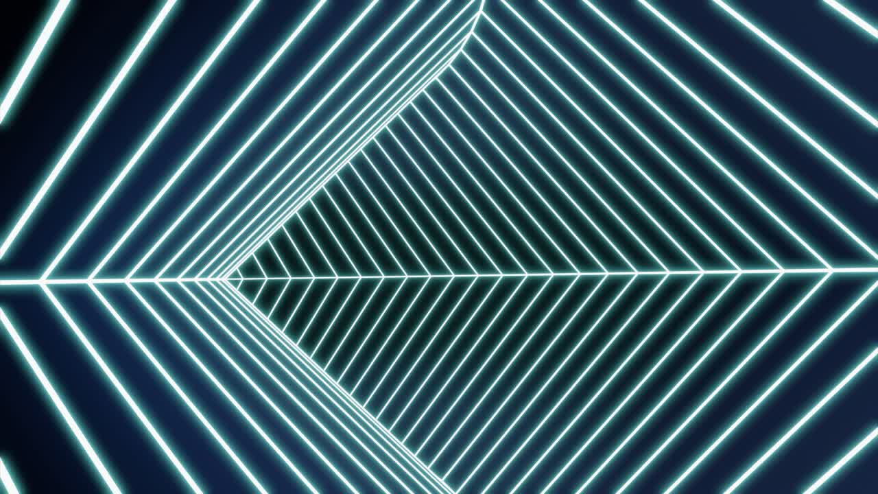 Latar Belakang Terowongan Cahaya Neon Abstrak