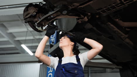 mechanic in the workshop