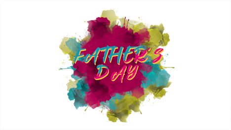 Animation-text-Fathers-day-on-white-brush-and-hipster-background