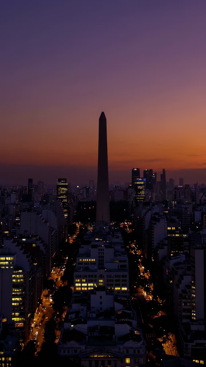 Buenos Aires Sunset from Above