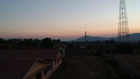 sunrise in rural india | nashik india | aerial drone footage | travel | sun | light | morning