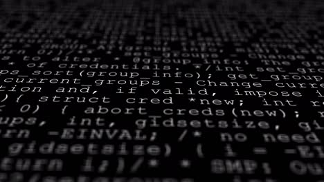 volare sopra il codice di programmazione.