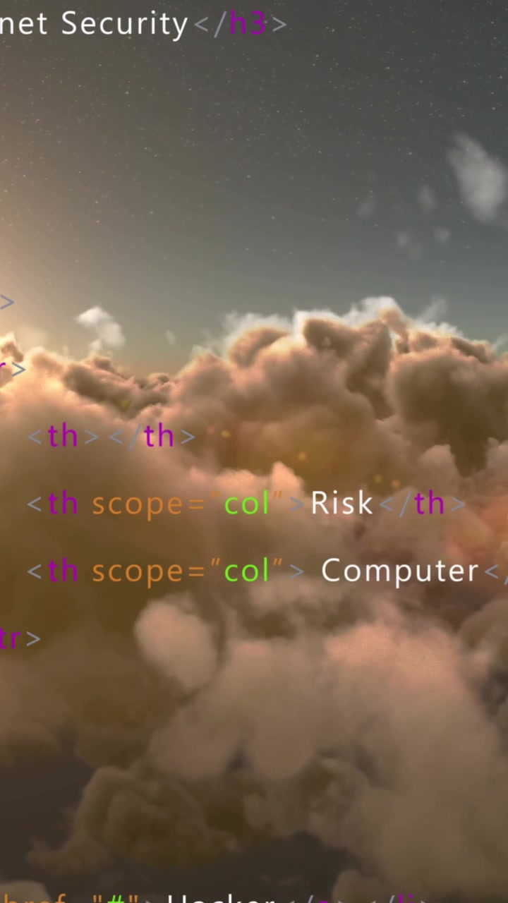 The video merges nature with digital processing to symbolize technology.
