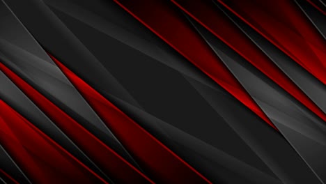 alto contraste rojo negro tecnología abstracta diseño de movimiento corporativo