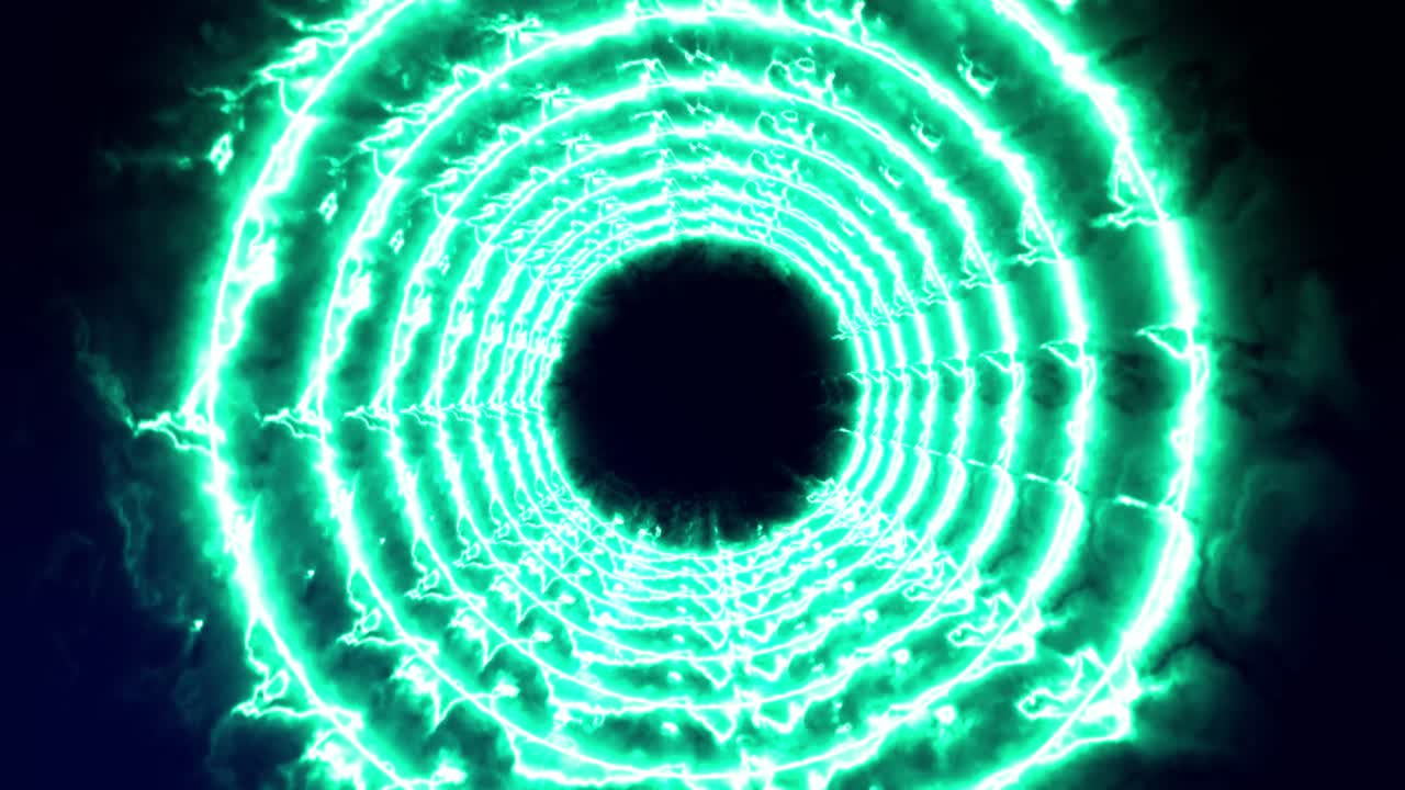 animación de túnel de círculo 3d gráficos de movimiento