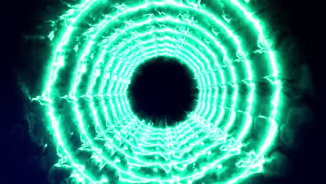 3d circle tunnel animation motion graphics