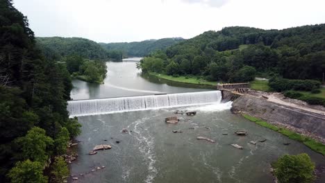 Fries-Virginia-aerial-of-hydroelectric-dam-and-plant-near-old-textile-mill-site