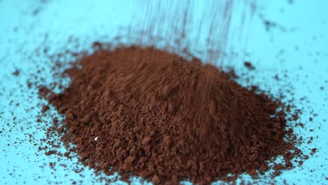 pile of cocoa powder