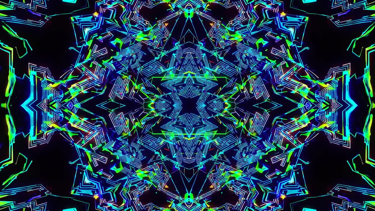 patrones geométricos de neón abstractos