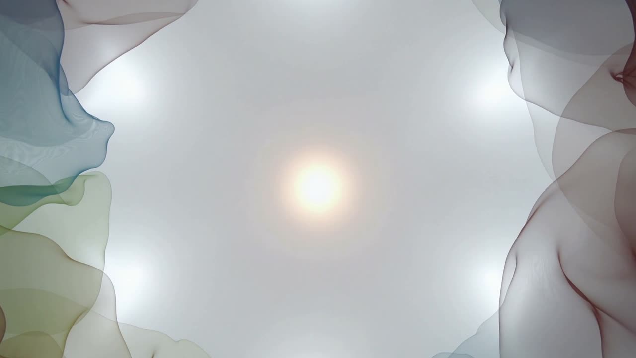 Vertical video: Dimmer raising central warm light, growing glow and shifting panels for lighting