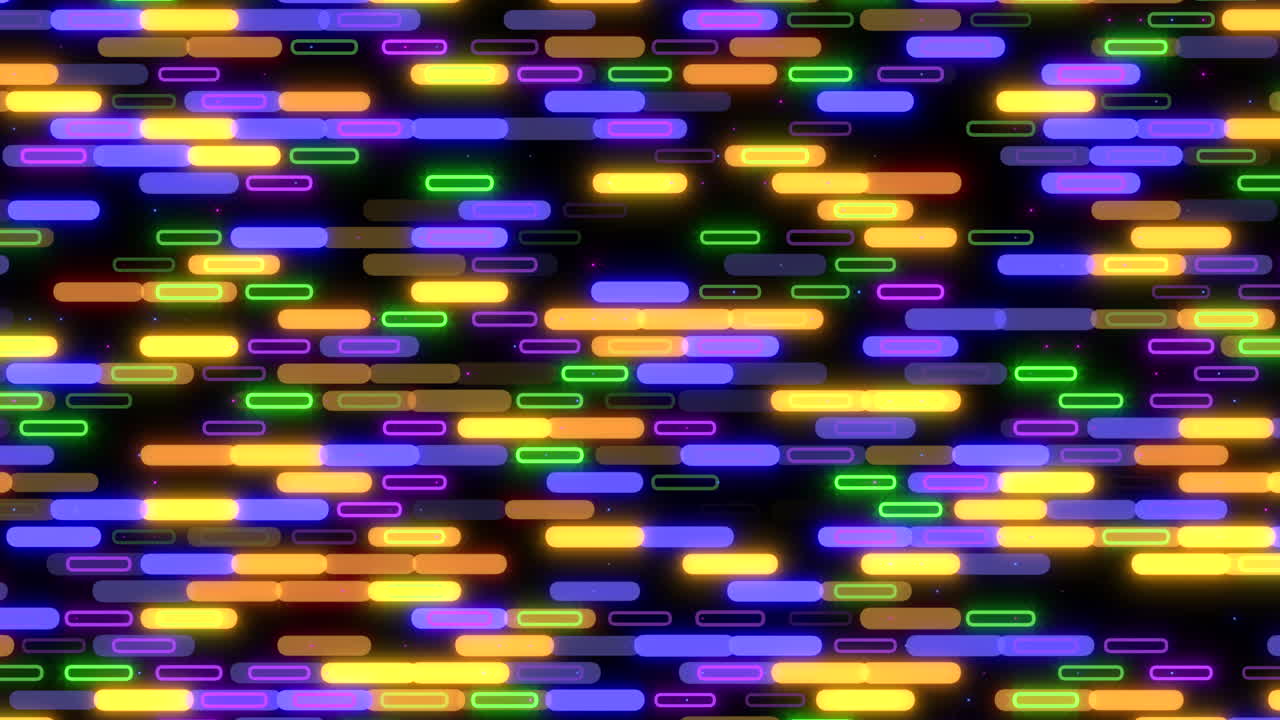 Symmetrical grid vibrant and varied colored squares in a pattern