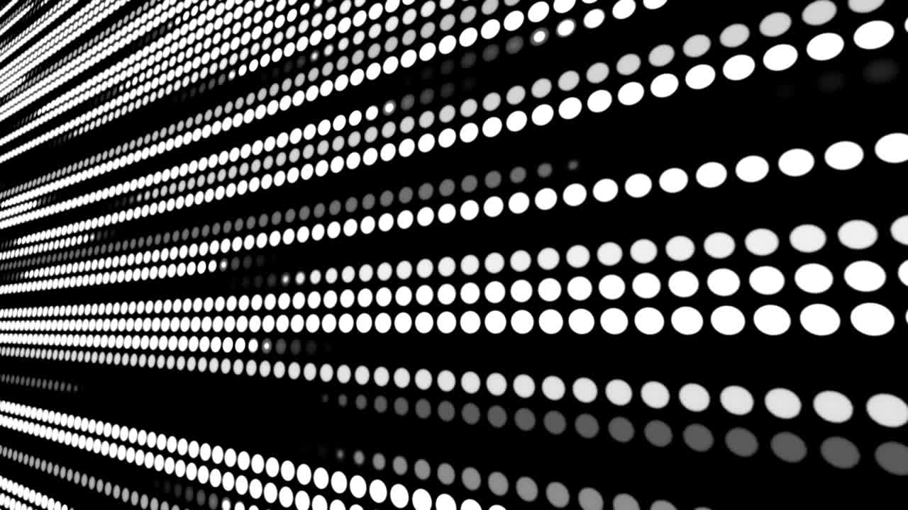 4K Abstract straight line dot run on the screen background. Laser light dots stripe light technology background,wave scanning data testing particle backdrop. Motion graphic and animation background.