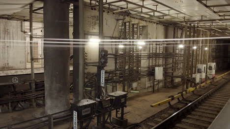 underground subway station machinery and controls