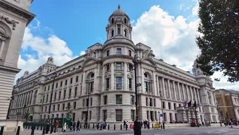 old war office building, london. slow-motion. united kingdom
