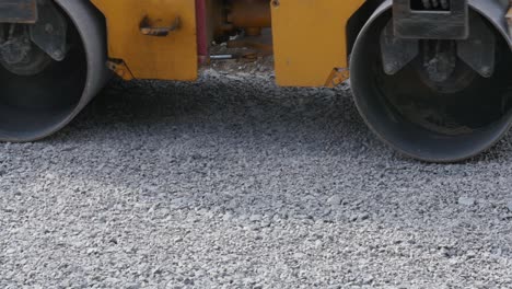 road roller on repairing of the road