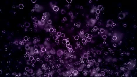 4k background colored bubbles (loopable) - stock video