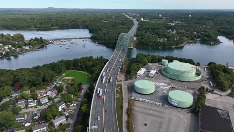 Puente-Del-Río-Piscataqua-Entre-Portsmouth-New-Hampshire-Y-Kittery-Maine