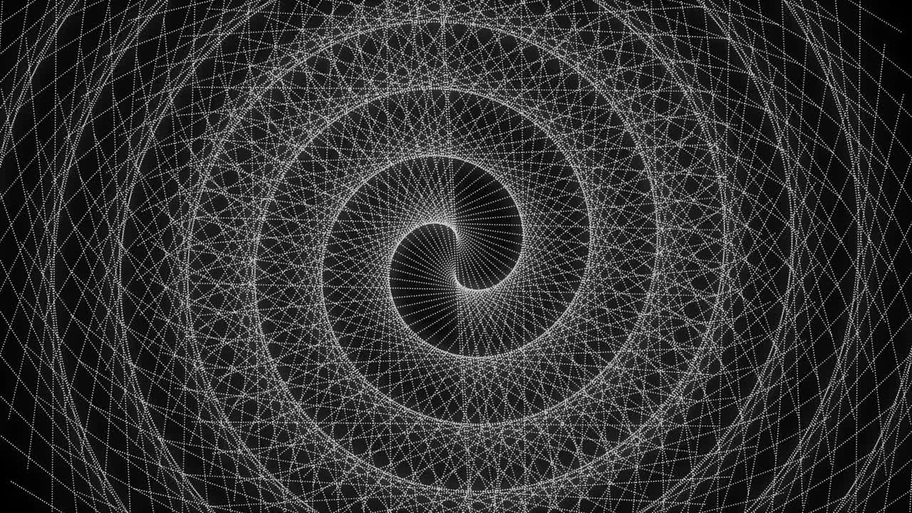 White color Dot Shape Pattern animation motion graphics