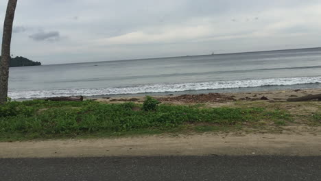 view of the beach in wewak, papua new guinea