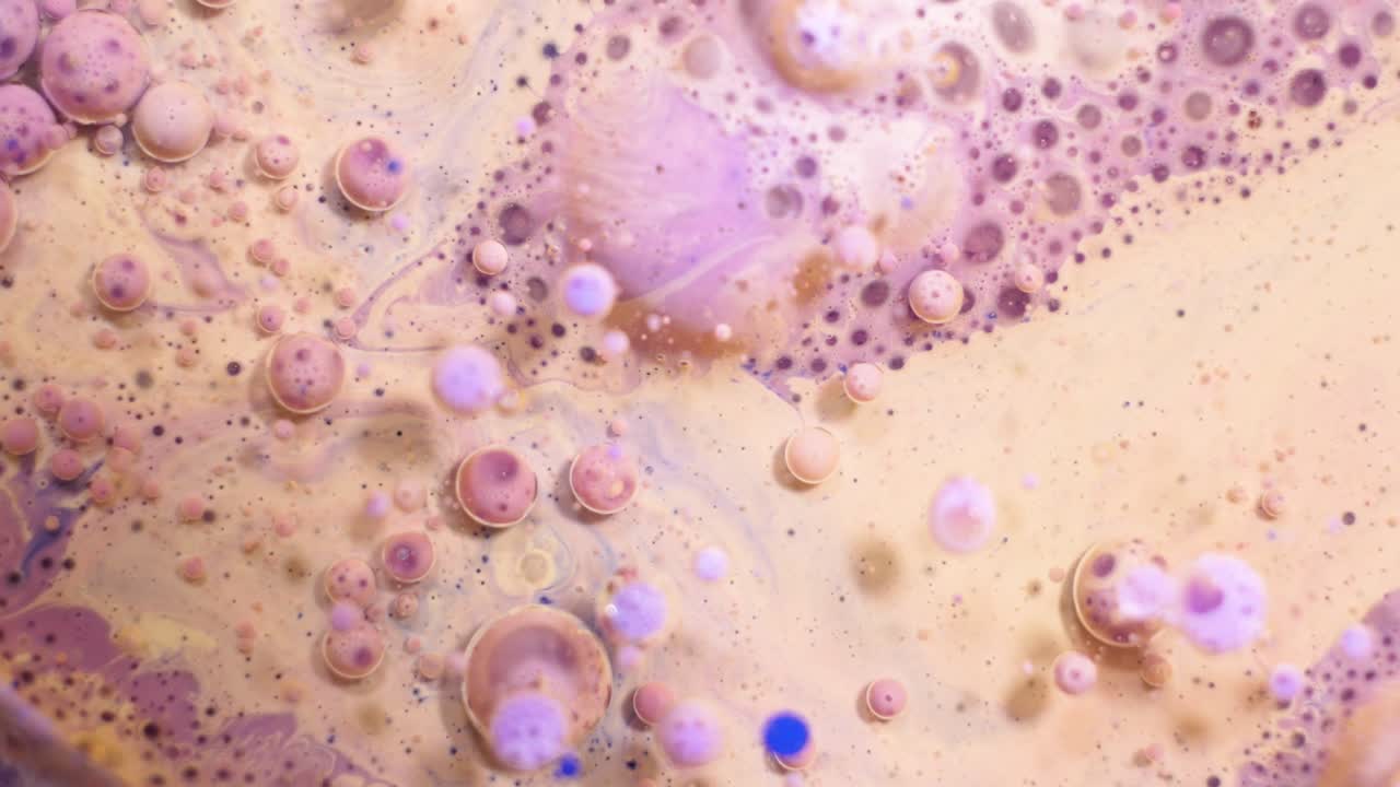 arte fluido abstracto con burbujas