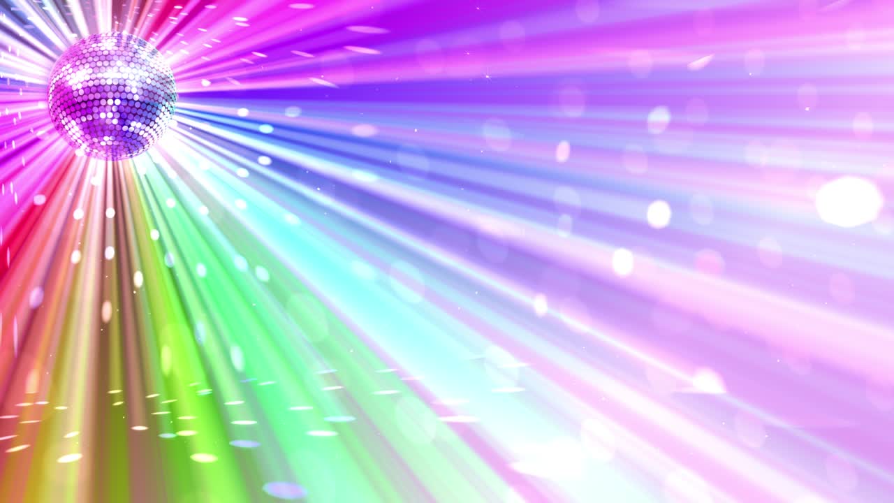 거울 공 디스코 조명 클럽 댄스 파티 반이는 배경