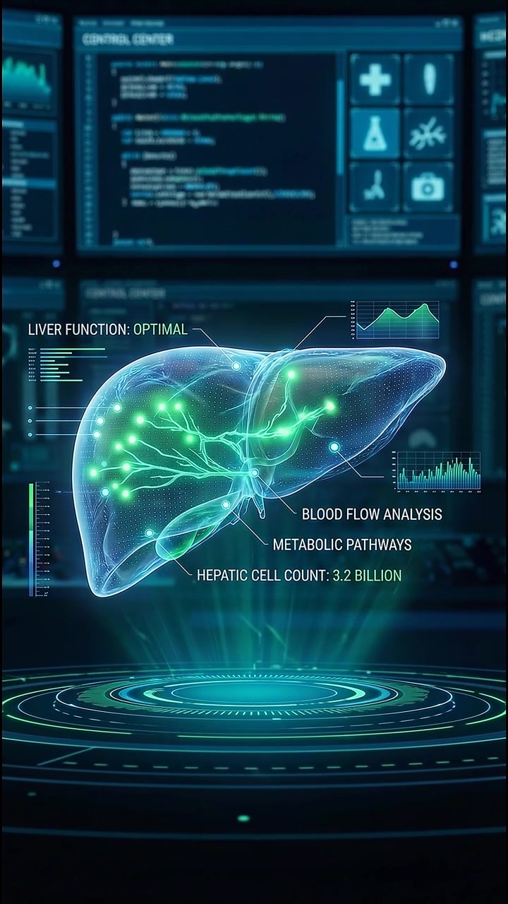 Digital Holographic Medical Scan of Human Liver