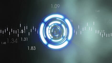 Animation of scope scanning and data processing over diagrams