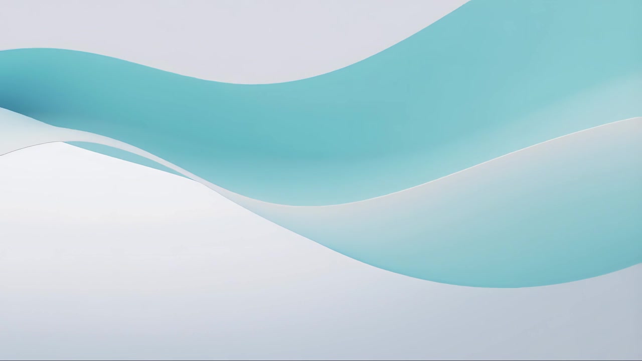 Sfondo Minimalista Astratto con Onde in Movimento 4K