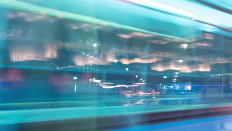 Street-intersection-during-night-time-lapse