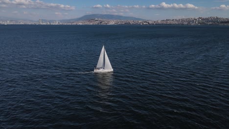 sailboat in mediterranean