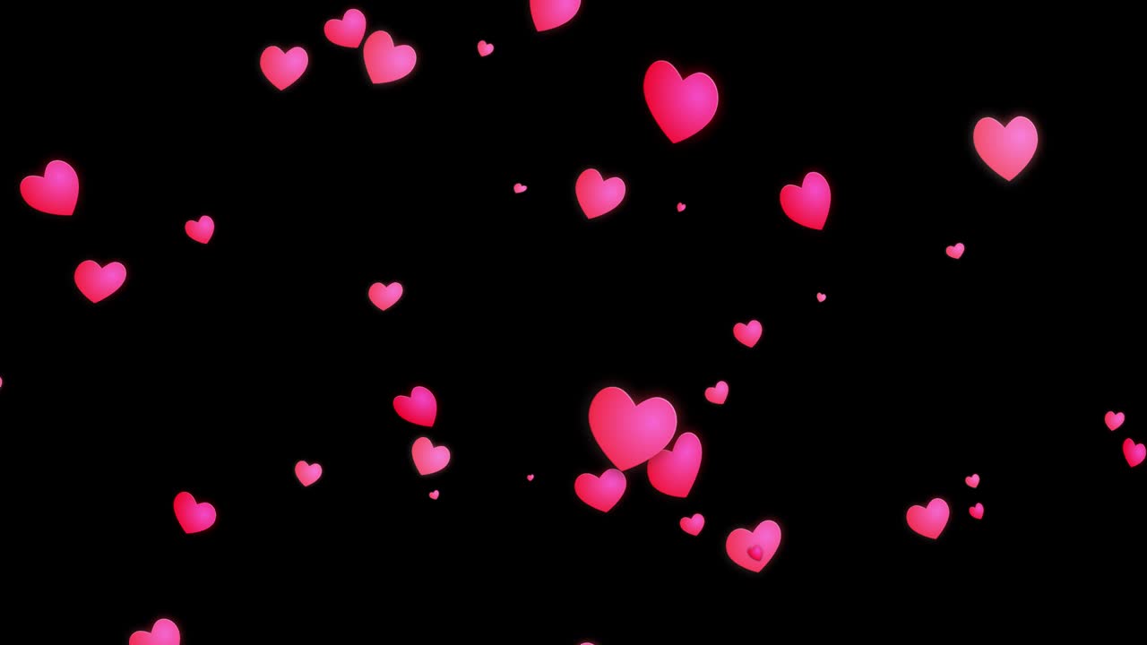 하트 마크 배경 애니메이션 모션 그래픽