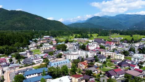 Die-Luftaufnahme-Von-Hakuba