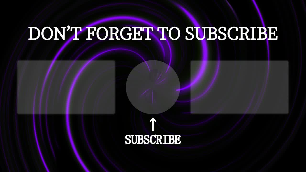 movimiento de la pantalla de finalización de la tarjeta de extremo de neón de vórtice