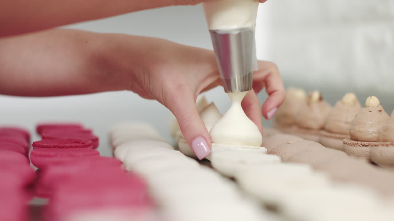 Making Colorful Macarons