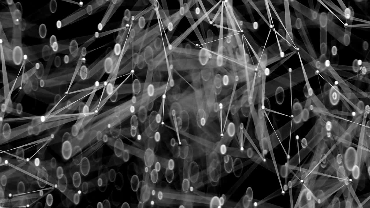 4K Abstract Network Connections.