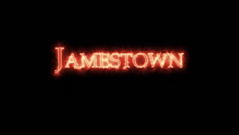 jamestown written with fire. loop