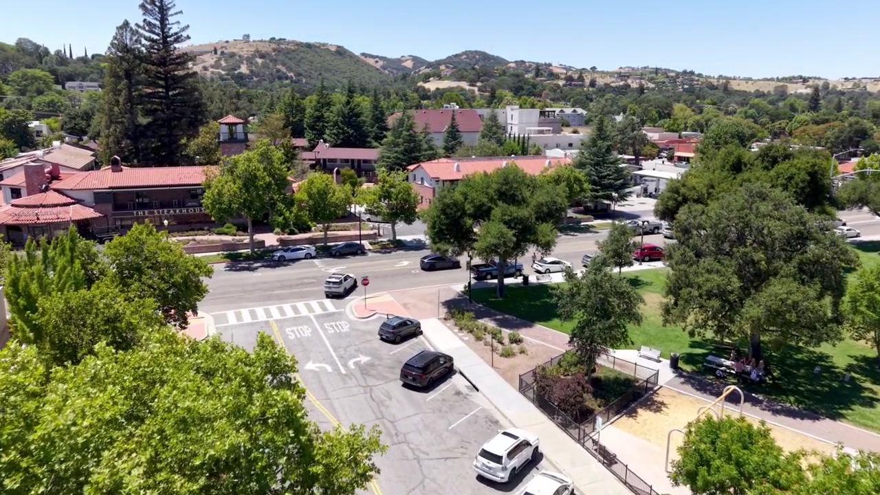 livello stradale aereo Paso Robles California