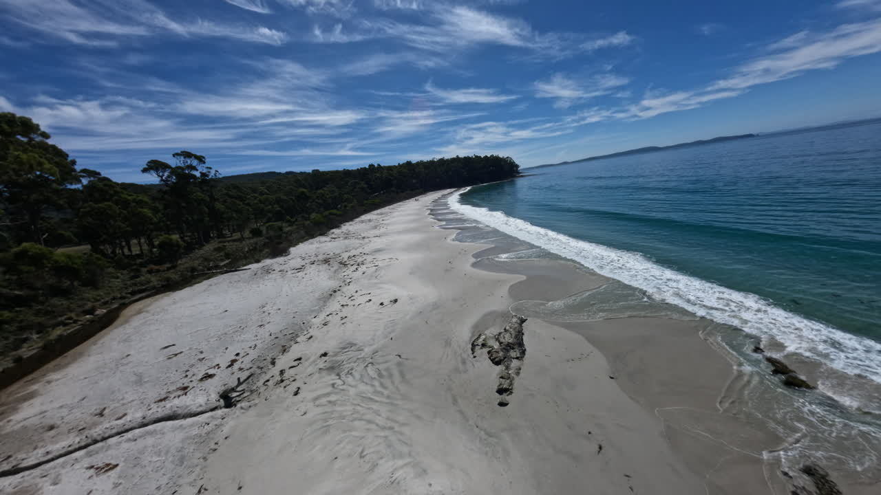 Bruny Island Tasmania FPV Beach Aerial FPV