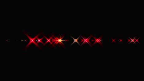 animación de partículas de estrellas brillantes gráficos de movimiento