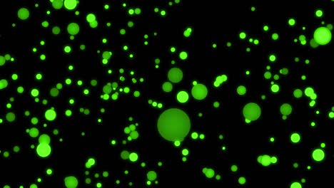animación de bola de punto de tamaño medio en movimiento gráficos de movimiento