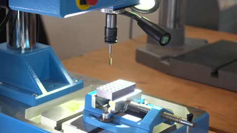 precision drilling machine in operation