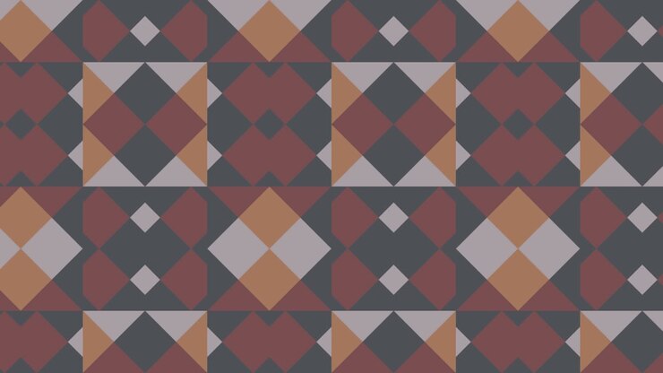 Abstract seamless loop animated pattern with multicolor geometric shapes. Motion graphic background in a flat design with geometric elements
