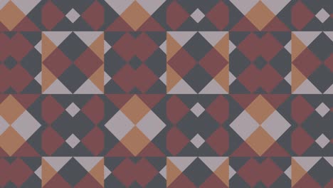 patrón animado de bucle sin costuras abstracto con formas geométricas multicolores. fondo gráfico de movimiento en un diseño plano con elementos geométricos