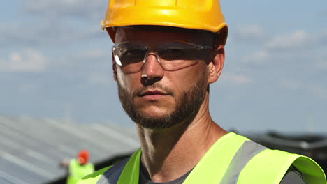 construction worker portrait