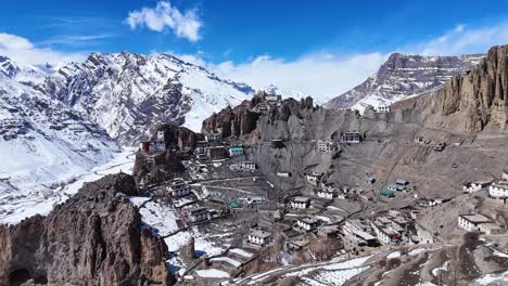 stunning spiti valley monastery in the himalayas