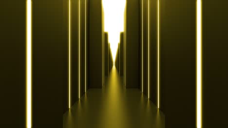 yellow abstract looped artistic endless