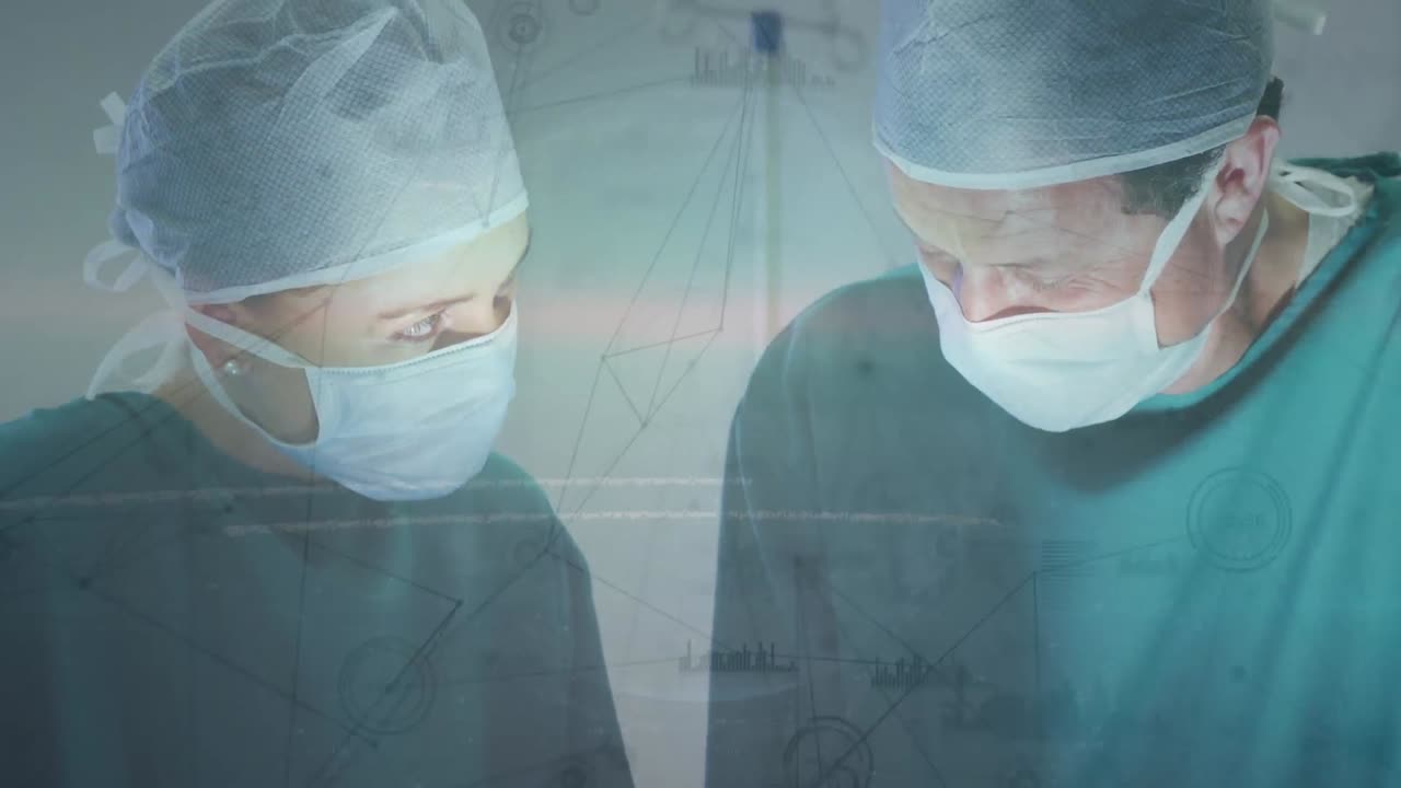 백인 여성과 남성 외과 의사 간의 연결 네트워크의 활성화