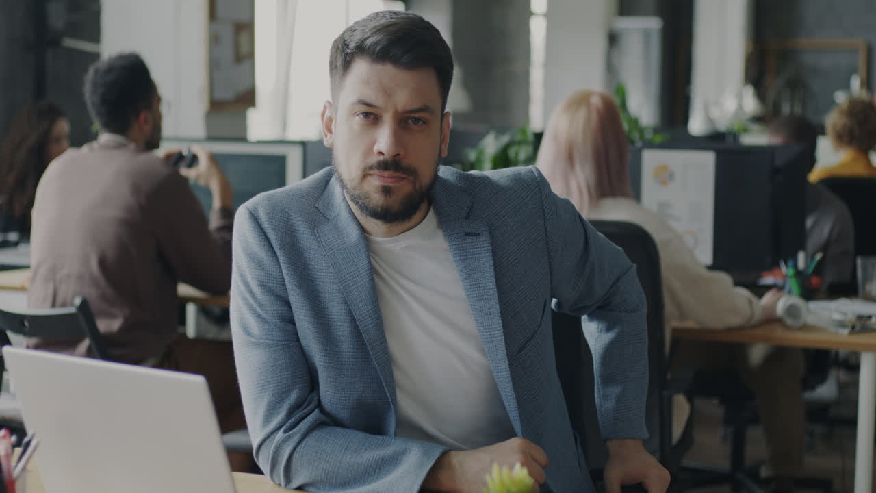 Homem de negócios no cargo