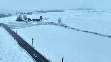 Aerial-shot-of-rural-USA